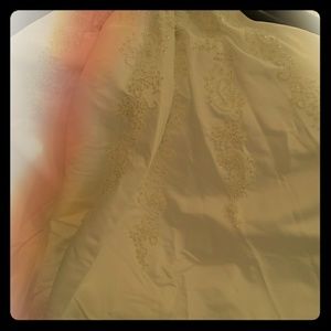 beautiful beaded wedding dress with everything